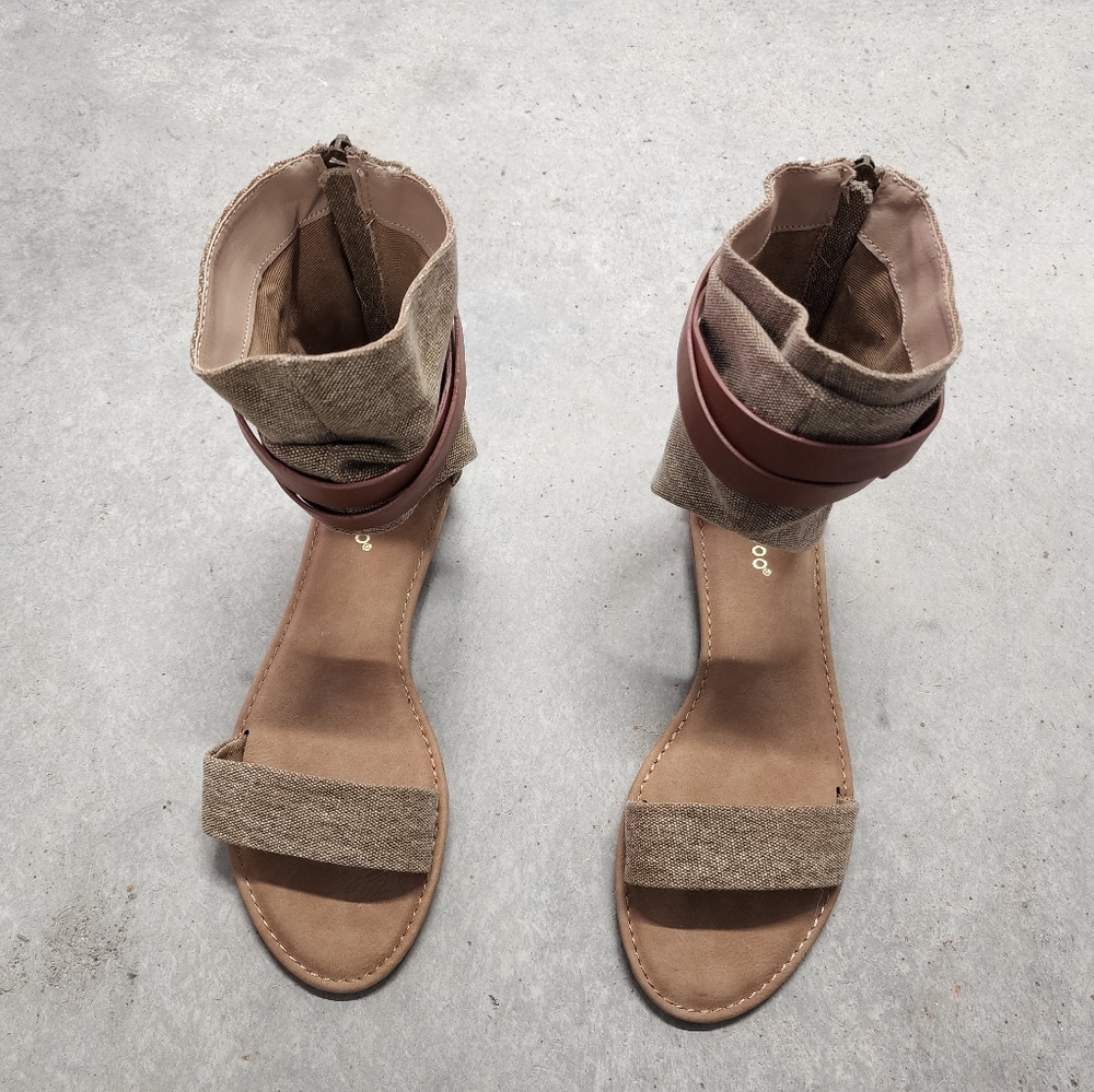 Brown Ankle Sandals